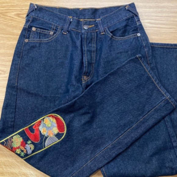 EVISU FLORAL DENIM - Picture 3 of 5